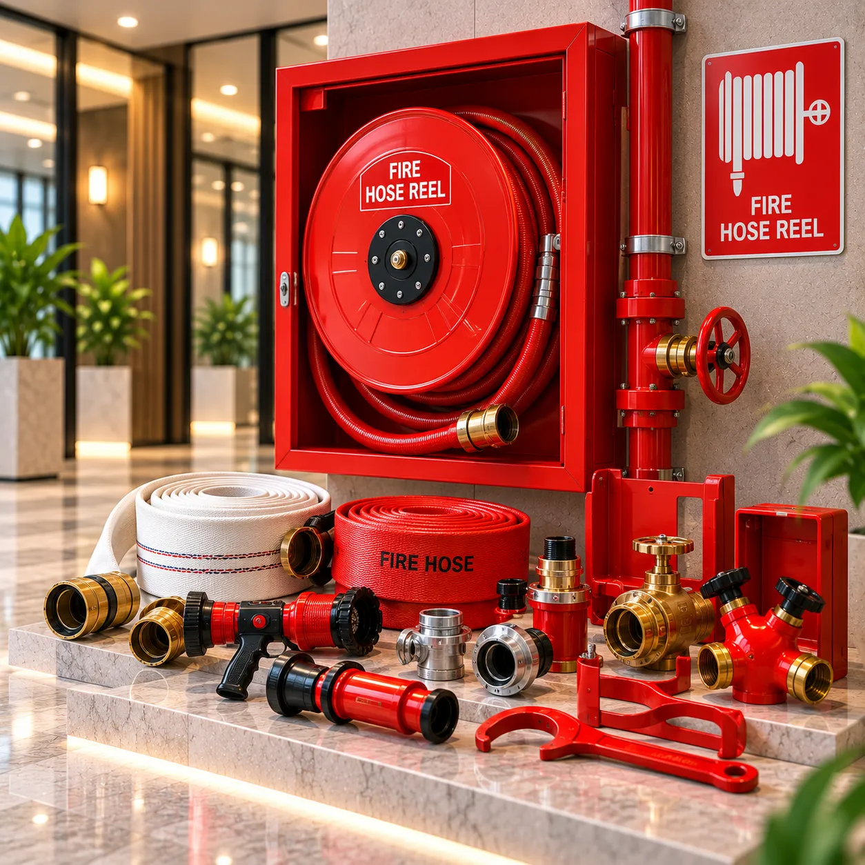 Fire Hose Reels and Firefighting Hose Accessories