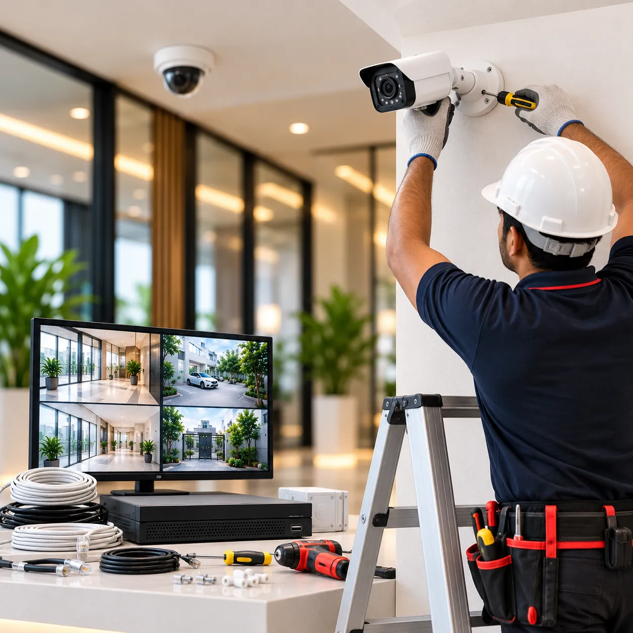 Professional CCTV Security Camera Installation Services by Jeny Enterprise
