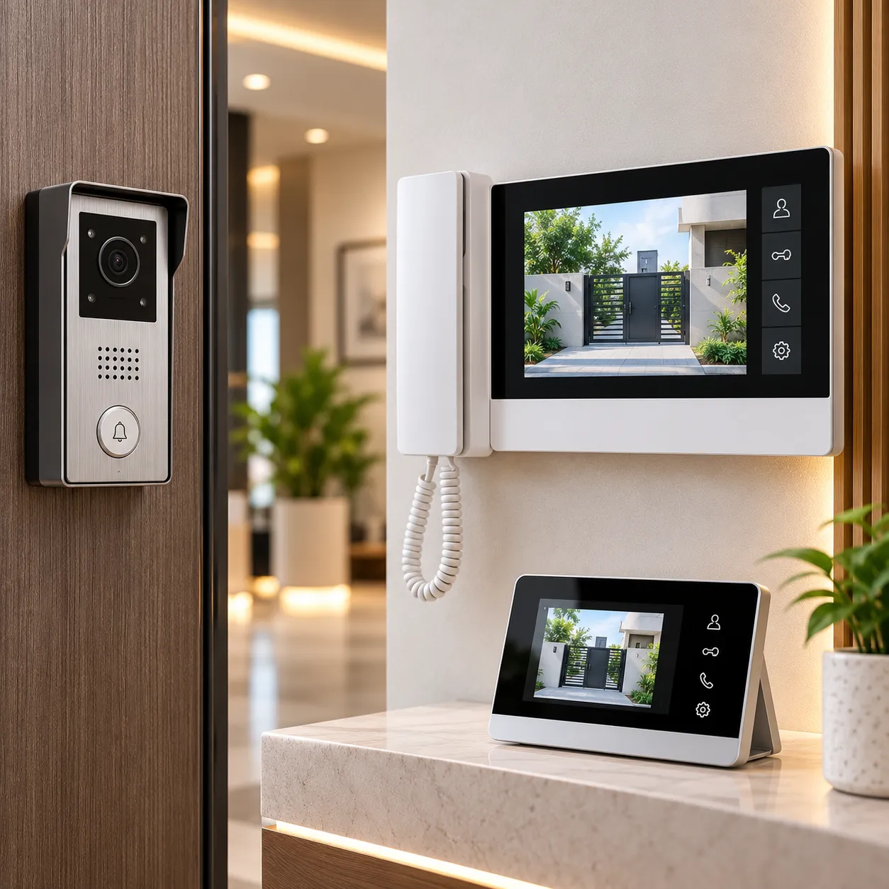 Video Door Phone Systems for Visitor Monitoring and Entrance Security