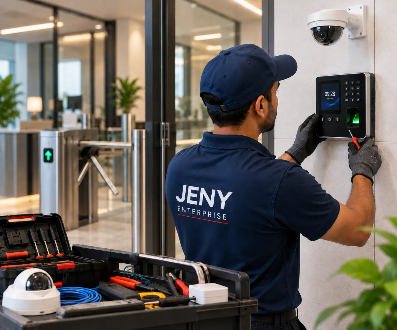 Access Control System Installation and Annual Maintenance Services by Jeny Enterprise