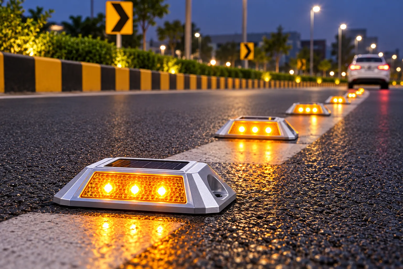 Reflective Road Studs for Lane Marking and Road Visibility