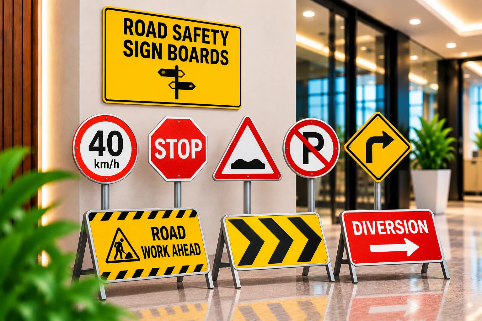 Road Safety Sign Boards
