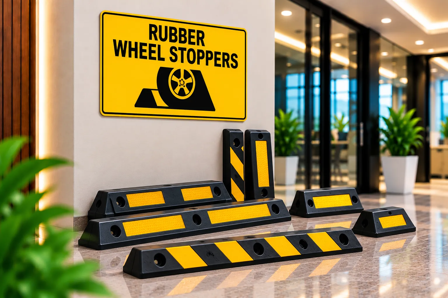 Rubber Wheel Stoppers